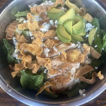 Painted Rooster - Huge BYO salad, pic doesn't do it justice, it's served in a very large mixing bowl - Chicken Wings Near Me - Charlotte, North Carolina