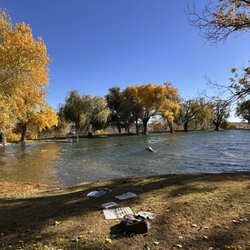 Camp Washington Ranch - Beautiful pond across from our campsite.