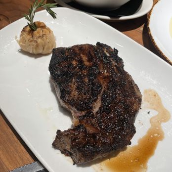Old Brea Chop House - Center cut rib eye cooked perfectly medium rare. Dee Vine! - Steakhouses Near Me - Brea, California