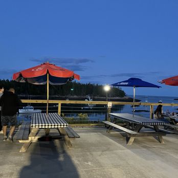 Bunker Seafood and Spirits - After dinner patio view - Seafood Near Me - Birch Harbor, Maine Bunker Seafood and Spirits - After dinner patio view - Seafood Near Me - Birch Harbor, Maine
