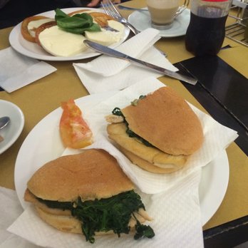 Caffè Lembo - Tomatoes could/should have been riper, bread was meh, fillings were okay. - Cafes Near Me - Rome, RM