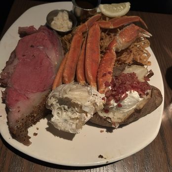 The Keg Steakhouse + Bar - 10oz prime rib with snow crab - Bars Near Me - Surrey, British Columbia The Keg Steakhouse + Bar - 10oz prime rib with snow crab - Bars Near Me - Surrey, British Columbia