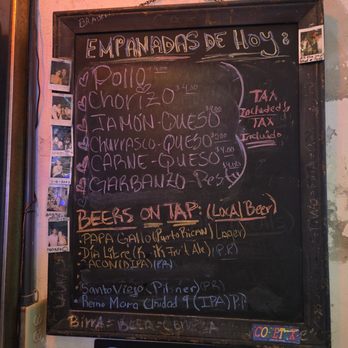 Birra & Empanadas - Menu changes - Cocktail Bars Near Me - San Juan, Puerto Rico