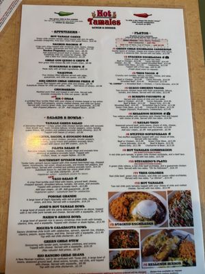 Menu photo 2 Hot Tamales Rio Rancho, NM