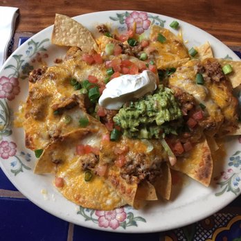 Hacienda Tequila - Nachos with ground beef - Mexican Near Me - Clovis, California Hacienda Tequila - Nachos with ground beef - Mexican Near Me - Clovis, California