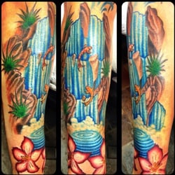 Infinite Art Tattoo Studio - Part of my sleeve in progress by Monk