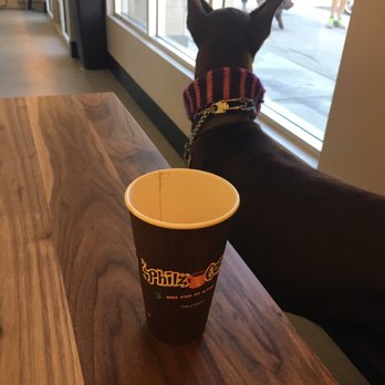 Philz Coffee - She's enjoying the view - Coffee & Tea Near Me - Long Beach, California