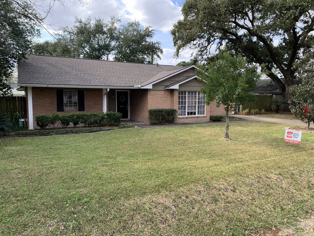 Slide of Roof Right Now - Houston