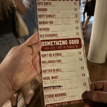 Something Good - Drink menu - Dive Bars Near Me - Kansas City, Missouri