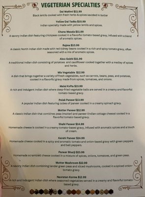 Menu photo 4 Taj Mahal Punjabi Dhaba Williams, AZ Menu photo 4 Taj Mahal Punjabi Dhaba Williams, AZ