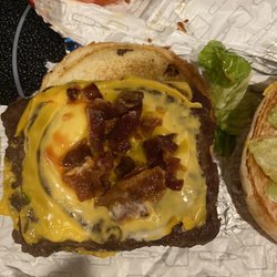 Wendy's - This is the EXACT Wendy's Baconator I ordered, paid $7.39 for, and received from Wendy's on Tuttle Crossing Blvd in Dublin, OH on 10-15-22.
