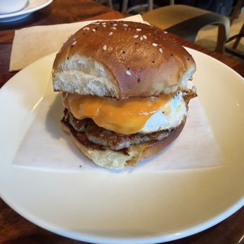 Provisions - Sausage, egg, and cheese sandwich - Breakfast & Brunch Near Me - Whistler, British Columbia
