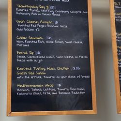 Good Day Cafe - Breakfast menu