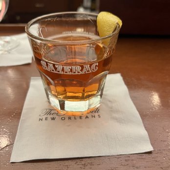 Fountain Lounge - A Sazerac! - Lounges Near Me - New Orleans, Louisiana