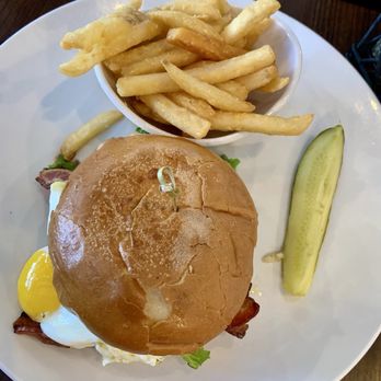 Broken Yolk Cafe - Burger with eggs and bacon - Breakfast & Brunch Near Me - El Cajon, California Broken Yolk Cafe - Burger with eggs and bacon - Breakfast & Brunch Near Me - El Cajon, California