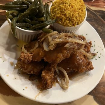 Southern Fire Kitchen - Turkey chops Fried Smothered - Southern Near Me - Brookhaven, Georgia Southern Fire Kitchen - Turkey chops Fried Smothered - Southern Near Me - Brookhaven, Georgia