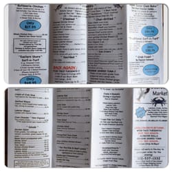 South Bethany Seafood Market - Menu for summer 2015