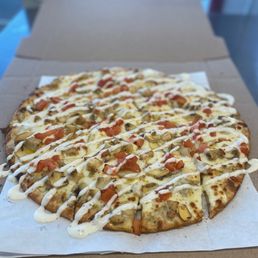 White Chicken Pizza