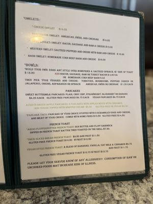 Menu photo 3 Ernie's Old Harbor Restaurant Block Island, RI