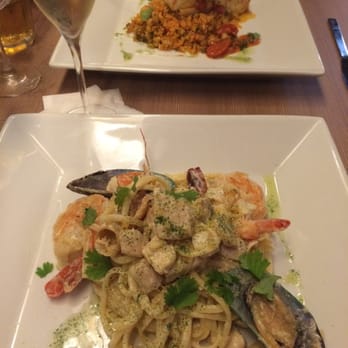 Cayo Blanco - Pasta Mare with Alfredo - Seafood Near Me - San Juan, Puerto Rico Cayo Blanco - Pasta Mare with Alfredo - Seafood Near Me - San Juan, Puerto Rico