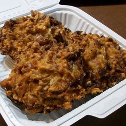 A bit more shredded potato that I care for, but still a hearty bite with their gravy...