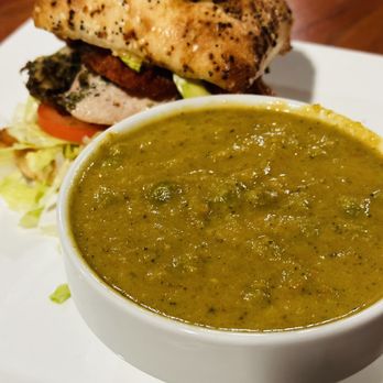 SOCIAL - Soup of the Day side with Chicken Avocado Sandwich - Lounges Near Me - Banff, Alberta