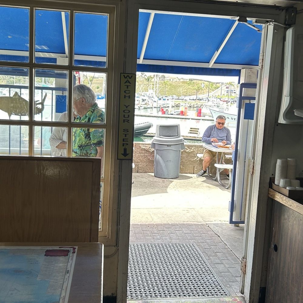 Harbor Fish & Chips - Looking outside - Fish & Chips Near Me - Oceanside, California Harbor Fish & Chips - Looking outside - Fish & Chips Near Me - Oceanside, California