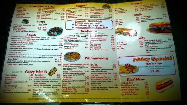 Menu photo 2 Toma's Coney Island Lincoln Park, MI Menu photo 2 Toma's Coney Island Lincoln Park, MI