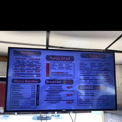 Menu photo 1 Los 3 Burritos DeKalb, IL