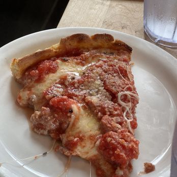 Lou Malnati's Pizzeria - Deep dish pizza slice - Pizza Near Me - Schaumburg, Illinois