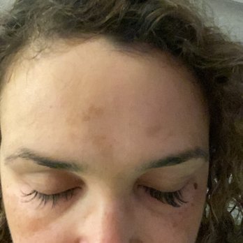 Divine Lashes & More - they eye on the left has lost a ton of lashes. Have not even hit two weeks between fills. - Eyelash Service Near Me - Naples, Florida