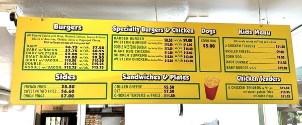 Menu photo 4 Giant Burger Arnold, CA