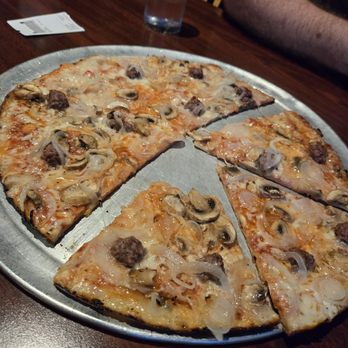 Colony Grill - Mushrooms, meatballs, and onions. - Pizza Near Me - Arlington, Virginia