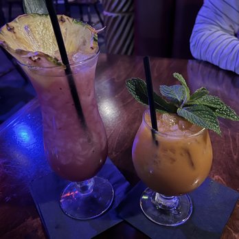 Dr. Funk - Shipwreck (L) and puka punch (R) - Tiki Bars Near Me - San Jose, California Dr. Funk - Shipwreck (L) and puka punch (R) - Tiki Bars Near Me - San Jose, California