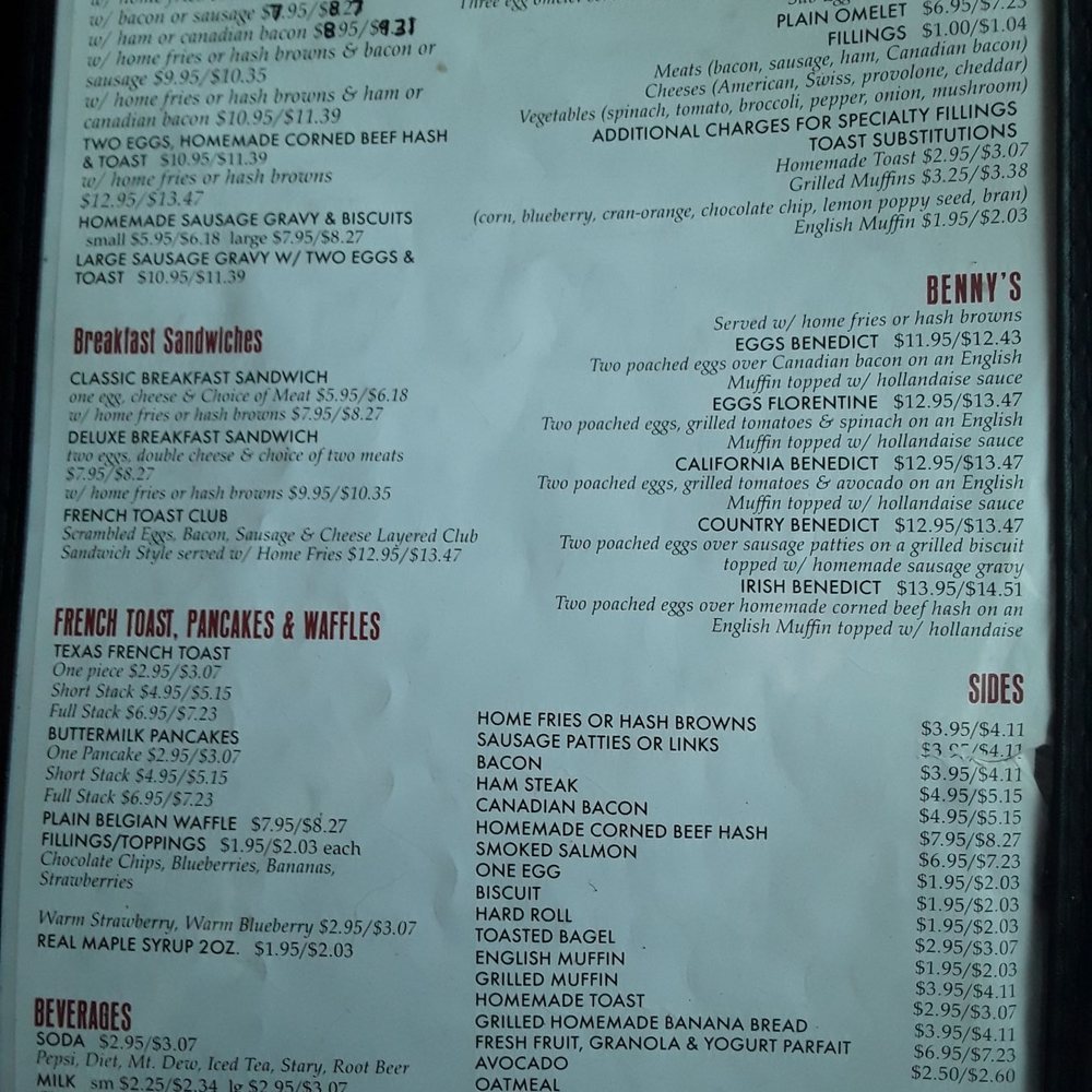 Triangle Diner - Breakfast menu. 10/7/24 - Diners Near Me - Saratoga Springs, New York Triangle Diner - Breakfast menu. 10/7/24 - Diners Near Me - Saratoga Springs, New York