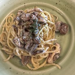 Cacio Pepe.. with added mushrooms Cacio Pepe.. with added mushrooms