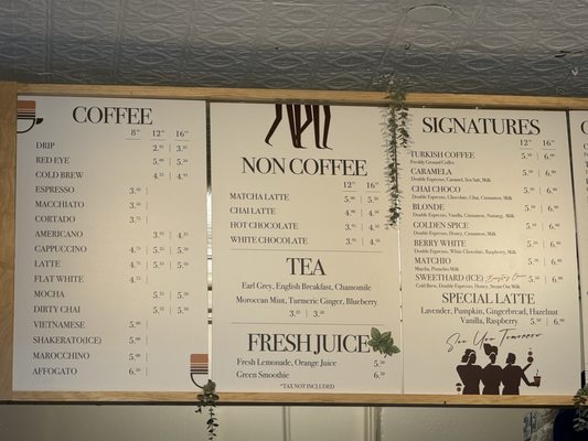 Menu photo 1 The Walkers Espresso New York, NY Menu photo 1 The Walkers Espresso New York, NY