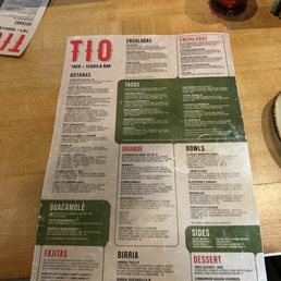 Menu Menu