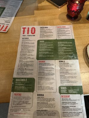 Menu photo 4 Tio Taco + Tequila Bar Edison, NJ