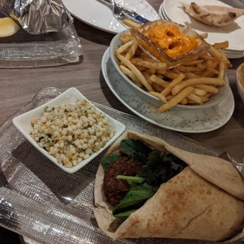 Ash'Kara - Falafel wrap and za'tar fries - Mediterranean Near Me - Denver, Colorado