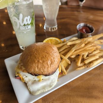 Ola Brew - Hilo - Pork Belly Benedict Sandwich - Brewpubs Near Me - Hilo, Hawaii Ola Brew - Hilo - Pork Belly Benedict Sandwich - Brewpubs Near Me - Hilo, Hawaii