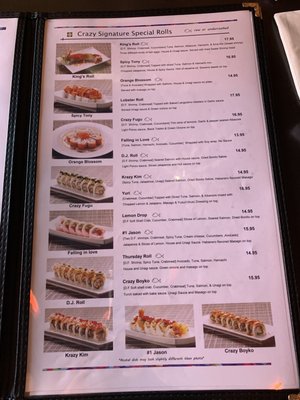 Menu photo 4 Crazy Sushi Rocklin, CA