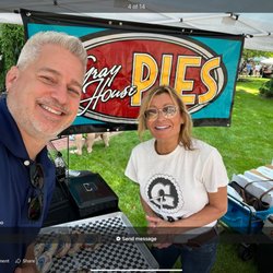 Hudson Farmer's Market - Tina from Gray House Pies and The Mayor of Hudson!