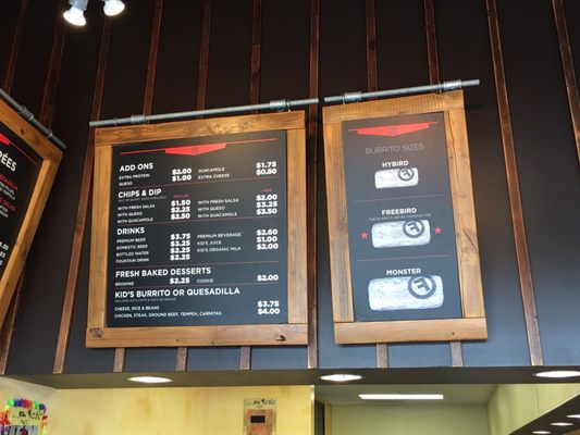 Menu photo 1 Freebirds World Burrito Hurst, TX