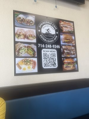 Menu photo 1 Springdale Cafe Huntington Beach, CA