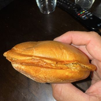 Less Mess Burger - Believe it or not, they claim this is a hamburger. - Burgers Near Me - los angeles , California Less Mess Burger - Believe it or not, they claim this is a hamburger. - Burgers Near Me - los angeles , California