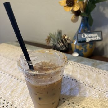 James Coffee - Cinnamon Hot Honey Cinnamon Latte with almond milk - Coffee & Tea Near Me - San Diego, California James Coffee - Cinnamon Hot Honey Cinnamon Latte with almond milk - Coffee & Tea Near Me - San Diego, California