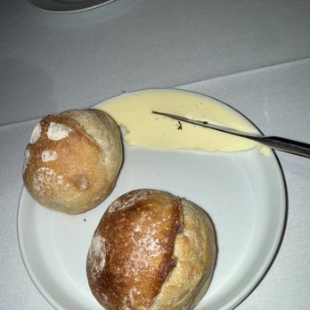 The Arbour - Complimentary Hot Sourdough Rolls with Salt & Fresh Thyme Butter - New American Near Me - Pasadena, California