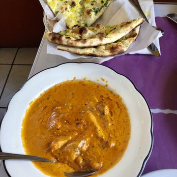 Mount Everest Restaurant - butter chicken with garlic naan - Indian Near Me - Berkeley, California Mount Everest Restaurant - butter chicken with garlic naan - Indian Near Me - Berkeley, California