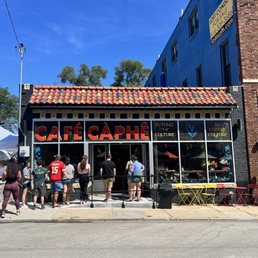 Exterior outside entrance of Cafe Cà Phê - Kansas City, Missouri Exterior outside entrance of Cafe Cà Phê - Kansas City, Missouri